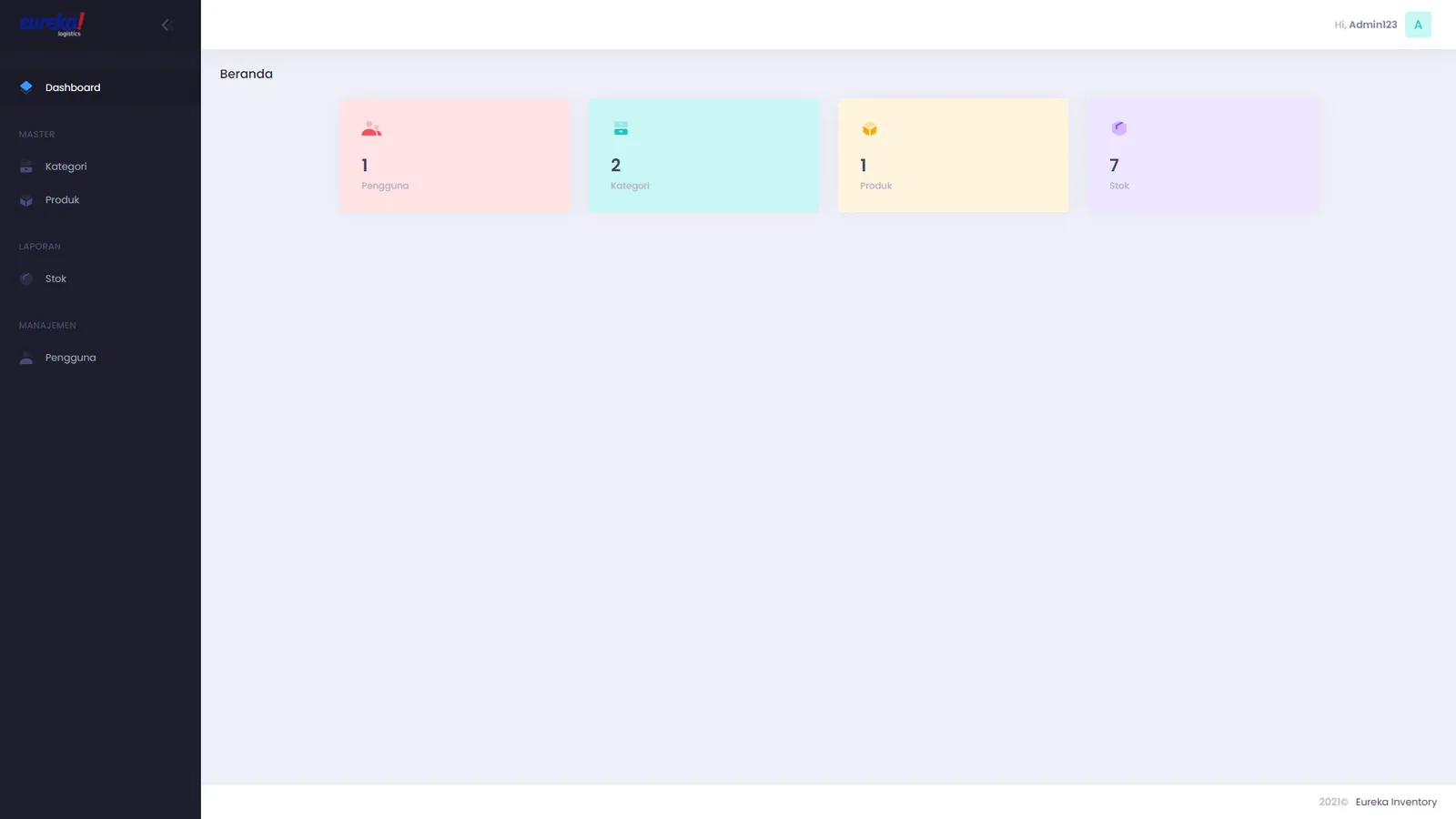 Eureka Inventory — screen 2 of 2