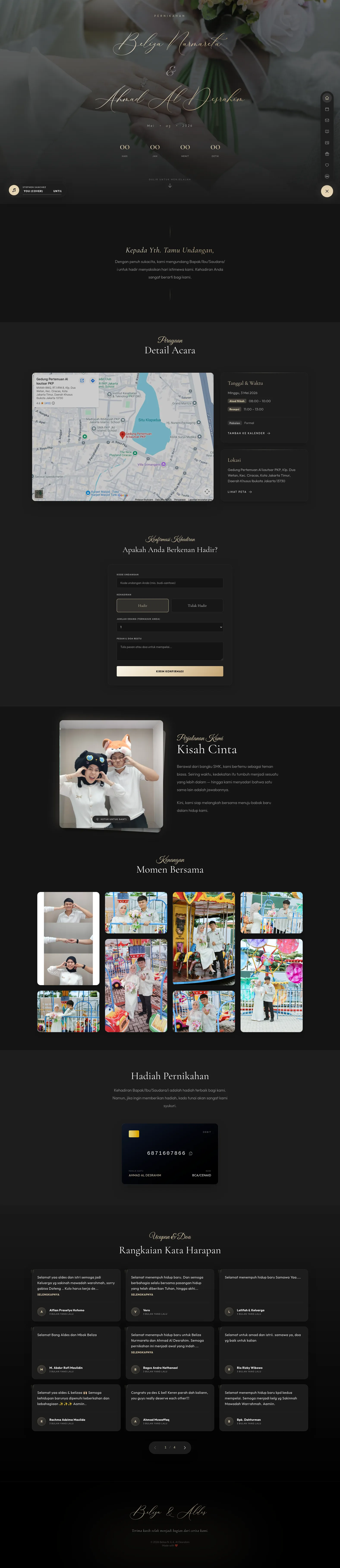 Wedding Invitation — screen 2 of 4