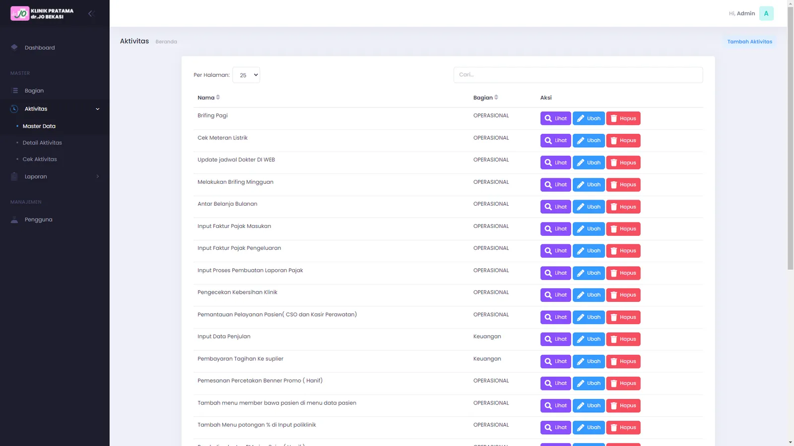 Activity Scheduler — screen 3 of 12