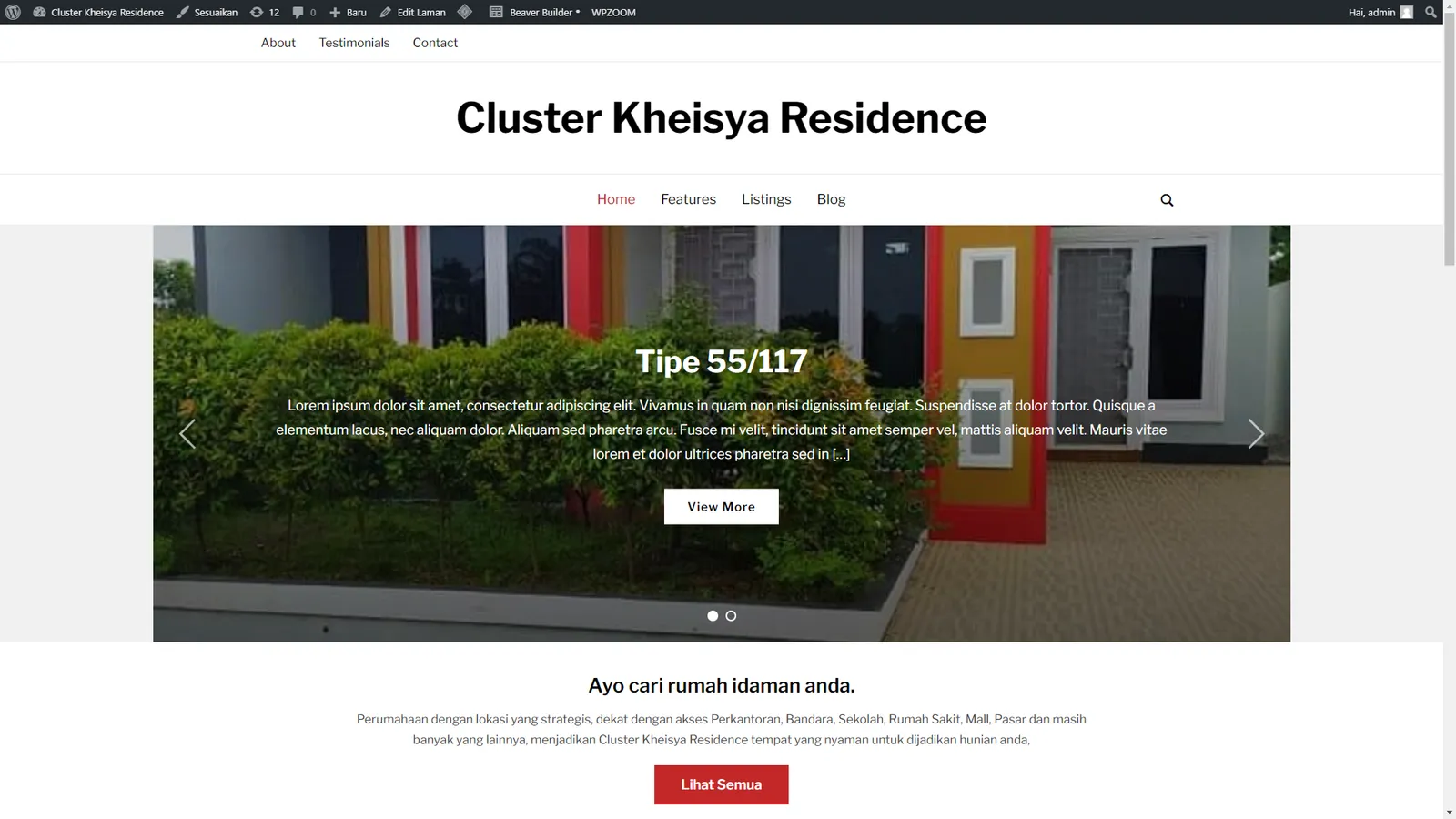 Cluster Residence — screen 3 of 3