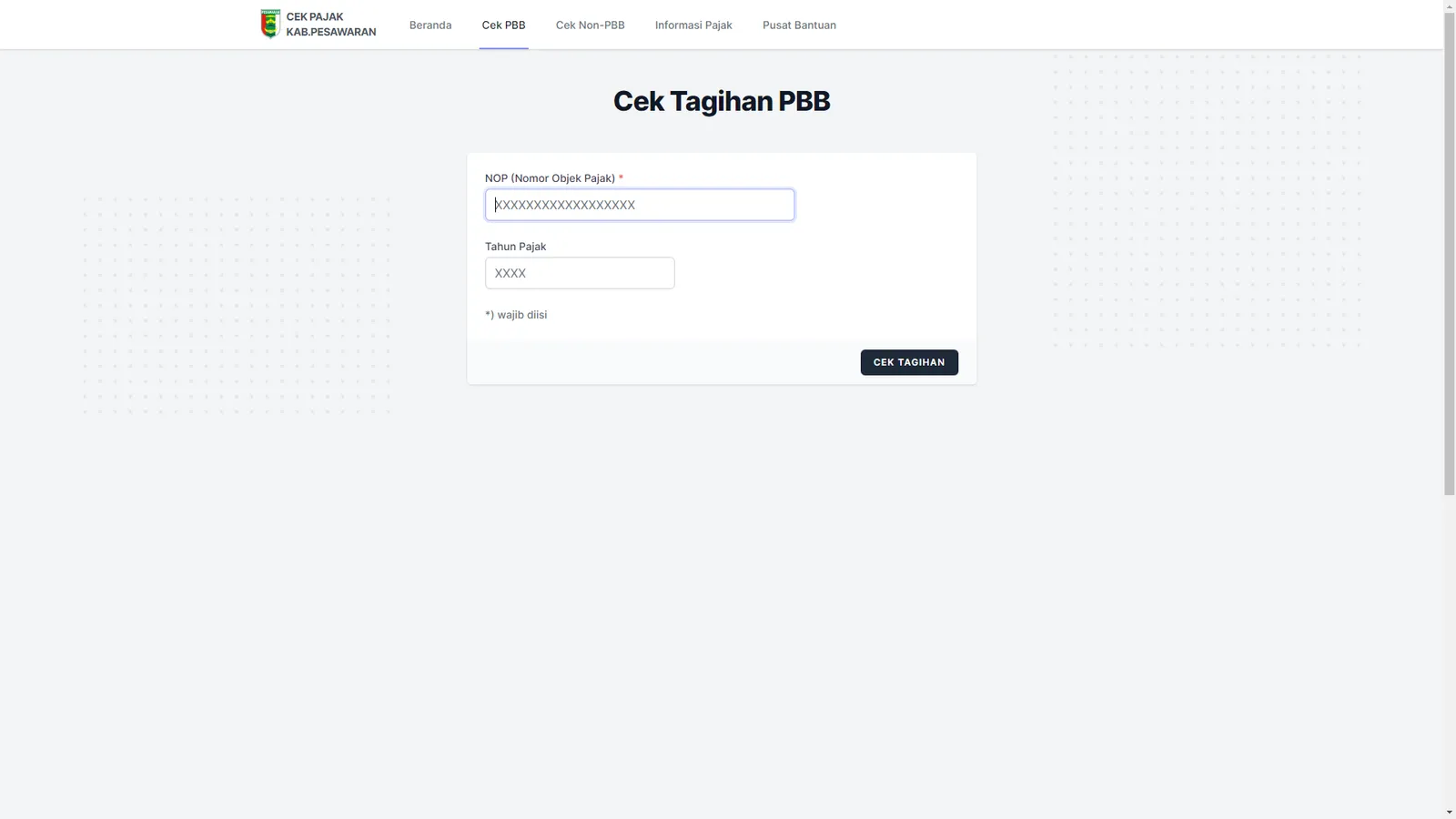 Pesawaran Tax Checker — screen 4 of 15
