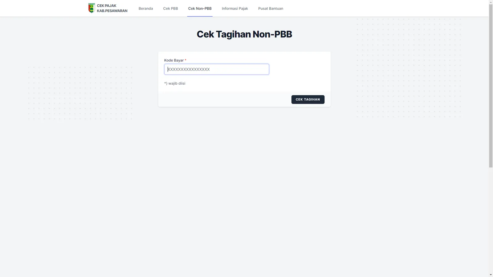 Pesawaran Tax Checker — screen 5 of 15