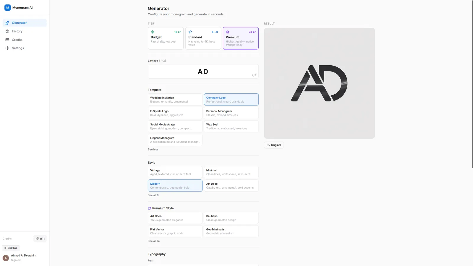 Monogram AI — screen 6 of 6
