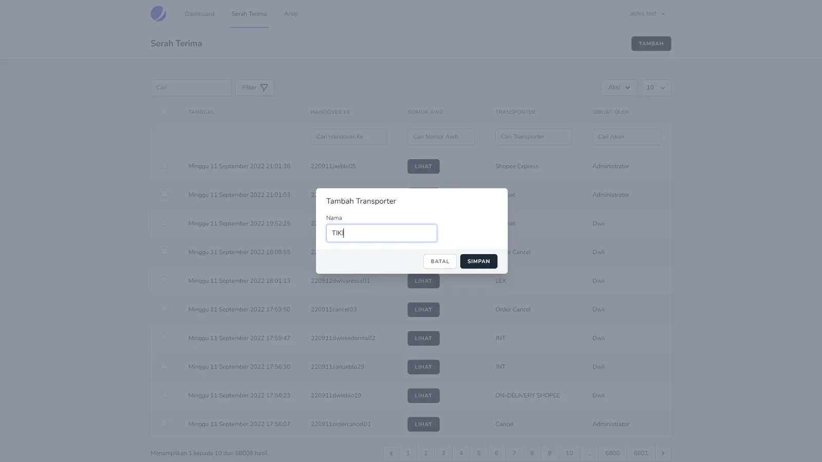 Handovers & Filing — screen 6 of 11