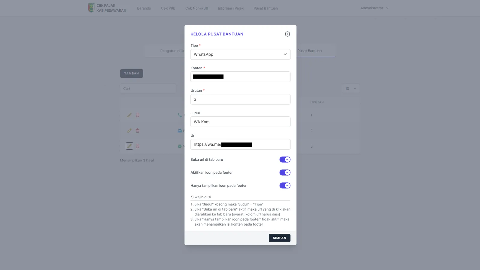 Pesawaran Tax Checker — screen 13 of 15