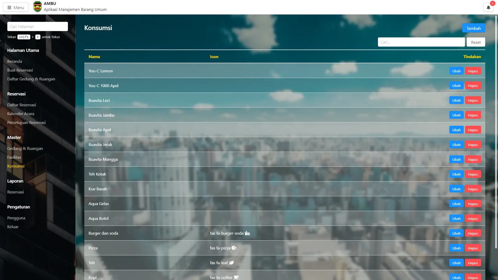 Public Facility Reservation — screen 14 of 16