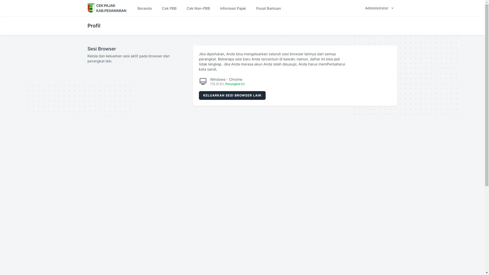 Pesawaran Tax Checker — screen 15 of 15